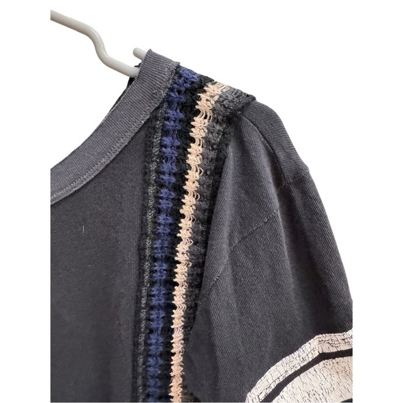 Free People We The Free First Place Cotton Crochet-Trim T-Shirt Graphic Tee - Picture 4 of 9